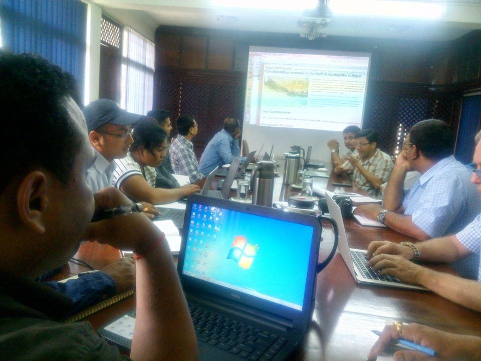 KLL Team Training ILO Engineers to Collect Data Using OSMTraker for Android